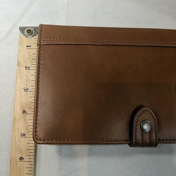 Cutter & Buck Genuine Leather Passport Folder Brown ID Travel Wallet NEW - Picture 13 of 13